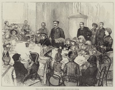Traitement des enfants engagés dans la pantomime au théâtre de Drury-Lane - Amedee Forestier